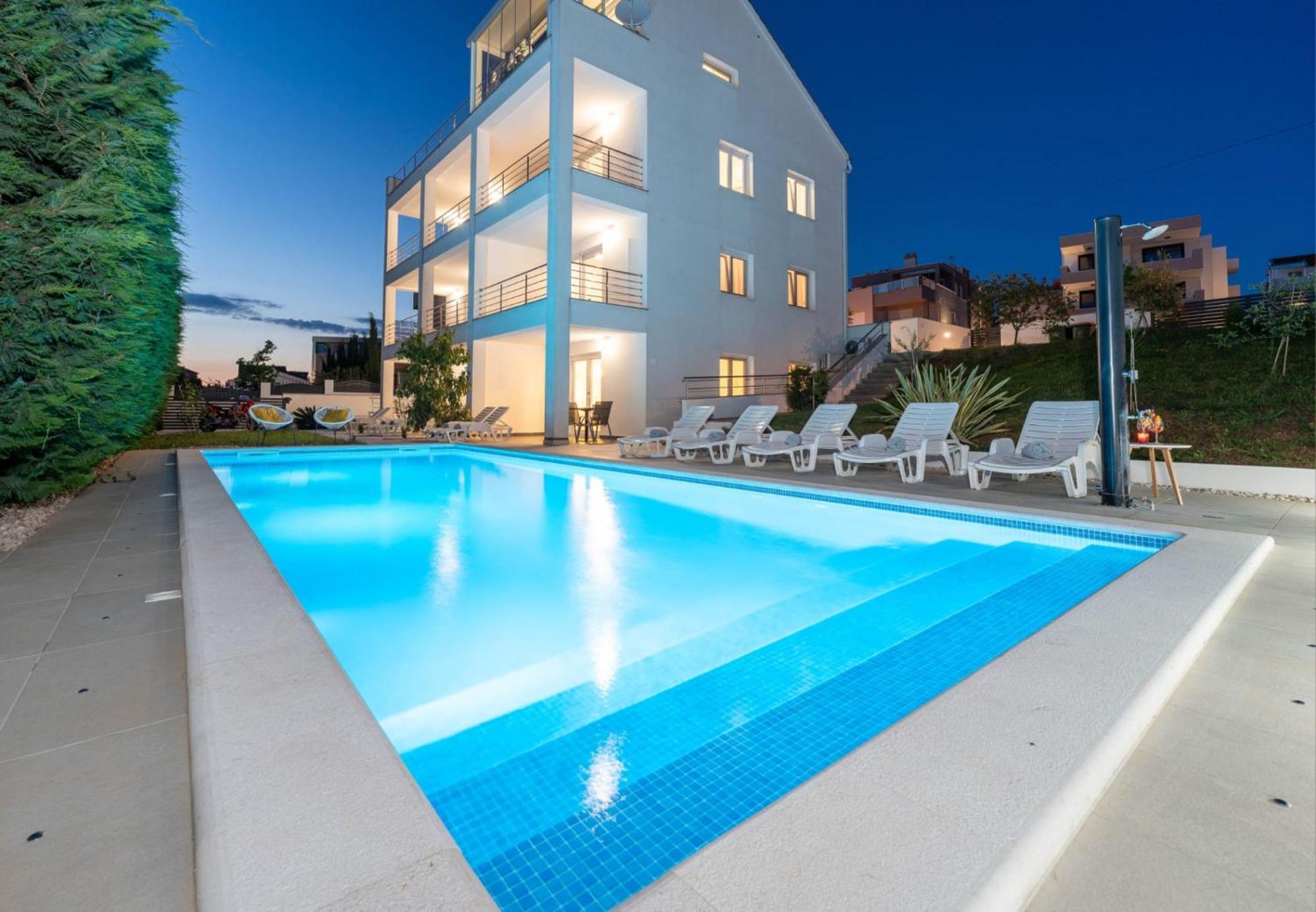זאדאר Apartment Deluxe Villa Carlotta מראה חיצוני תמונה